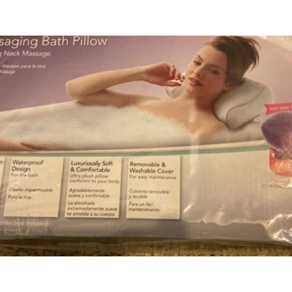 🎁NEW Massaging bath pillow
